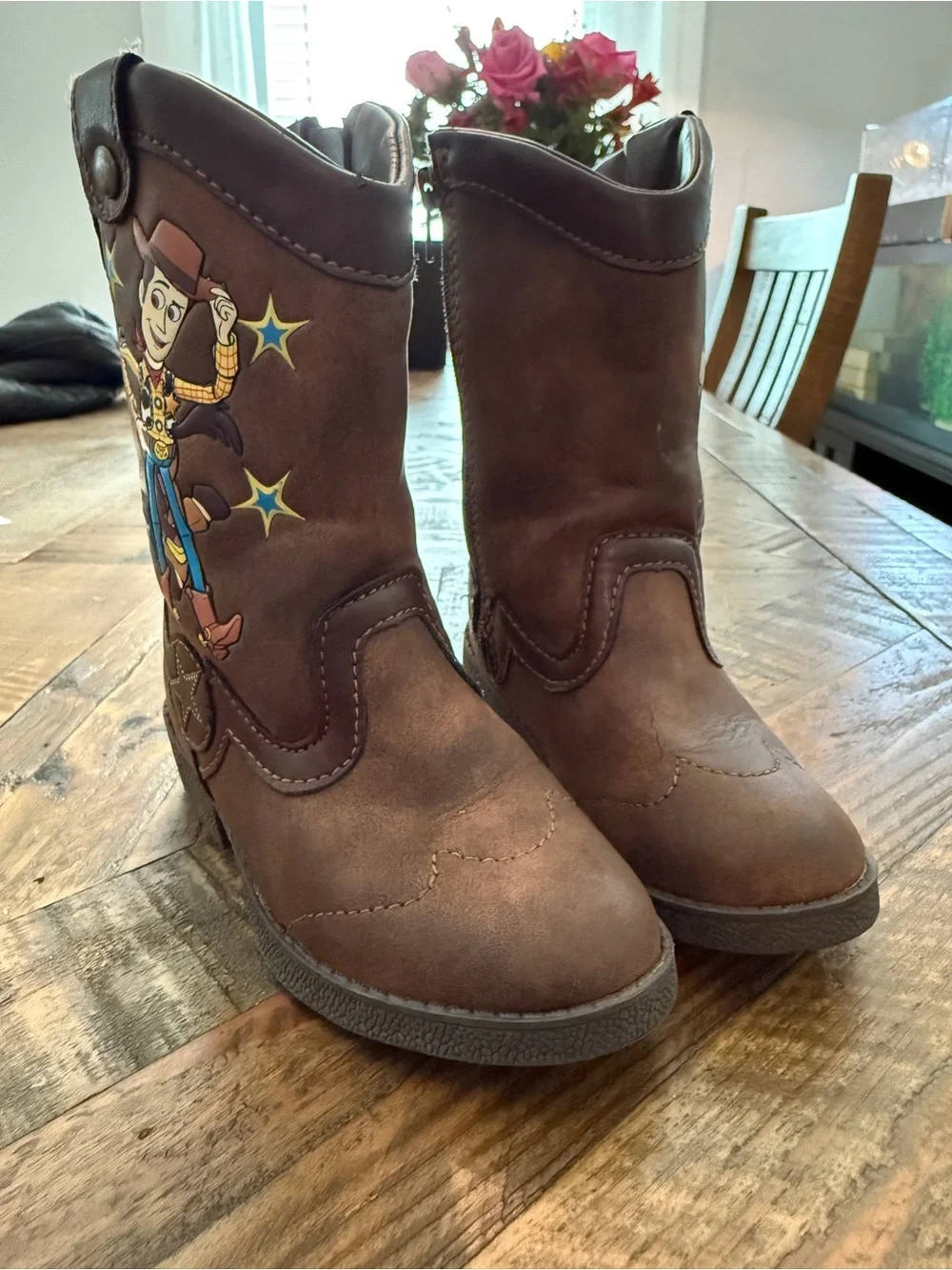 Disney Toy Story Cowboy Boots with Woody & Bullseye
